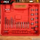 21V Cordless Impact Drill with 2x 1.5Ah Batteries & Accessory Set