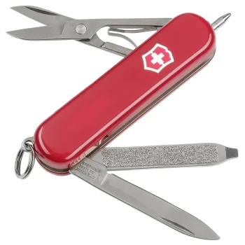 Kišeninis peilis Victorinox Signature Lite, 7 funkcijos, Raudonas