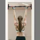 4FIZJO Doorway Pull-Up Bar 66-100 cm, Black/Red