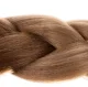 Kanekalon sintetinės ombre kasytės šukuosenoms, 60 cm, kreminės
