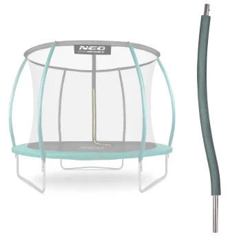 Neo-Sport batuto apatinis strypas C tipo batutams 8-14 ft, žalias