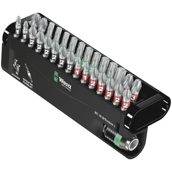 Sukimo antgalių rinkinys WERA Bit-Check 30 BiTorsion 1, 30 vnt.