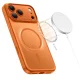 Tech-Protect Magpeak MagSafe CC dėklas iPhone 17 Pro Max, matinis oranžinis