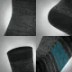 Rockbros 490025001 ROAD TO SKY Cycling Socks 36-38 cm - Black