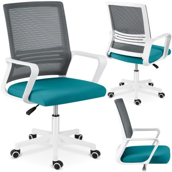 Ergonomiška biuro kėdė Sofotel Corta 131378, pilka ir turkio