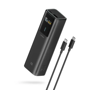 Cuktech CKPB100PGLBL Power Bank 150W 10000mAh, Black