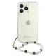 Apsauginis dėklas Guess Pearl iPhone 13 / 13 Pro su perlo pakabuku