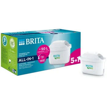 Vandens filtro kasetės Brita MAXTRA PRO ALL-IN-1, 6 vnt., balta