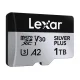 Atminties kortelė Lexar High-Performance Silver Plus microSDXC 1TB + adapteris
