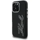 Karl Lagerfeld dėklas iPhone 16 Pro Max telefonui, juodas