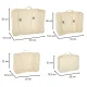Luggage Suitcase Organiser Travel Garment Bags for Clothing, Underwear, Cosmetics etc., Set of 8