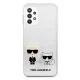 Karl Lagerfeld dėklas Samsung Galaxy A32 5G KLHCA32CKTR Karl & Choupette, skaidrus