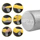 Massage Foam Roller with Nubs 4FIZJO CARE+ 60 cm, Grey