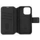 Decoded Leather Detachable Wallet MagSafe dėklas iPhone 16 Pro, juodas