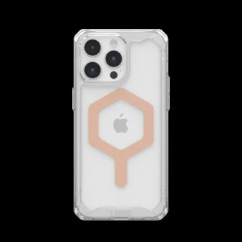 Apple iPhone 15 Pro Max 6.7'' UAG Plyo MagSafe Hard Case Cover, Transparent and Pearl