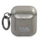 Karl Lagerfeld AirPods 1 / 2 Case Glitter Karl`s Head, Black