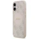 Guess 4G Circle Classic Logo MagSafe dėklas telefonui iPhone 17, rožinis