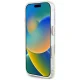 Guess IML Metal Colored Circle MagSafe dėklas iPhone 16 telefonui, juodas