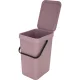 Šiukšliadėžė Brabantia Sort & Go 12L, Lilac Pink
