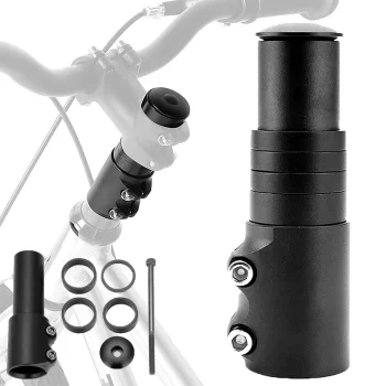 Dviračio vairo paaukštinimo adapteris Ahead 28.6mm, juodas