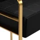 Laukiamojo sofa Gabbiano Avila, juoda su auksu