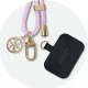 Universalus telefono dirželis Guess CBDY Cord 150 cm, alyvinis