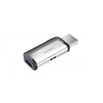 SanDisk 128GB Ultra Dual Drive USB-C atmintinė, 150MB/s, sidabrinė