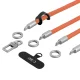 Telefono virvelių rinkinys Tech-Protect C10S Rope, Orange