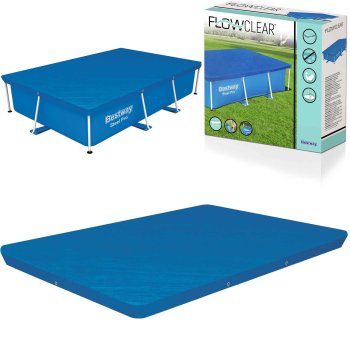 Bestway 58105 karkasinio baseino uždangalas 259 x 170 cm
