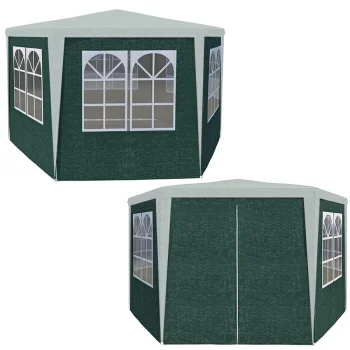 Žalios sienos šešiakampiam sodo paviljonui (6 vnt., 2x2x2 m)