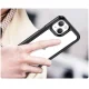 Outer Space Case dėklas telefonui iPhone 14 Plus su geliu rėmeliu, juodas