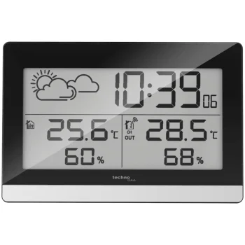 Technoline WS 9255 meteorologinė stotelė, juoda/sidabrinė