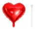 Large Red Heart Foil Balloon for Valentine\'s Day & Anniversaries, Red