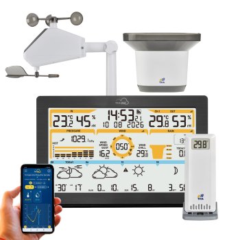 Belaidė meteorologinė stotelė TFA 35.8106.01 ID-05 WLAN, juoda