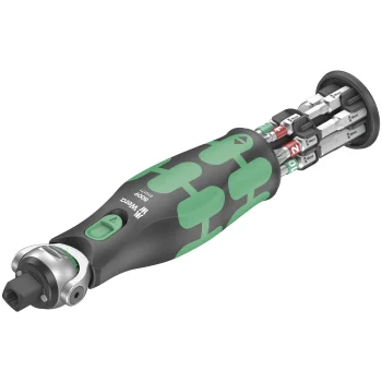 Terkšlės ir antgalių rinkinys Wera 8009 Zyklop Pocket Imperial Set 1, 13 dalių
