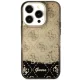 Guess dėklas iPhone 14 Pro telefonui Liquid Glitter 4G, juodas