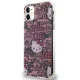 Hello Kitty iPhone 11 / XR dėklas IML Tags Graffiti, rožinis