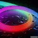Vandeniui atspari RGB LED neoninė juosta 5m su pulteliu