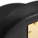 Activeshop AM-304G kosmetologinė kėdutė su atlošu, juoda/auksinė