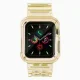Strap Light Set TPU dirželis ir dėklas Apple Watch 42mm Geltonas