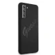 Guess Samsung Galaxy S21+ dėklas Silicone Vintage Script, juodas