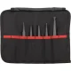 ESD plastikinių pincetų rinkinys KNIPEX 92 00 05 ESD, 5 vnt.