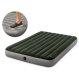 INTEX 64763 Inflatable Airbed with Built-in Foot Pump, 203x152x25 cm, Green