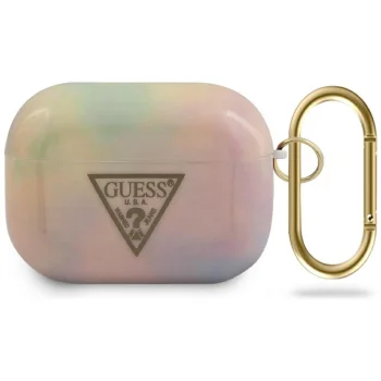 Guess Apple AirPods Pro dėklas Tie & Dye Collection, rožinis
