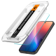 Spigen Glas.tR EZ Fit apsauginis stiklas Google Pixel 9a telefonui (2 vnt., Skaidrus)
