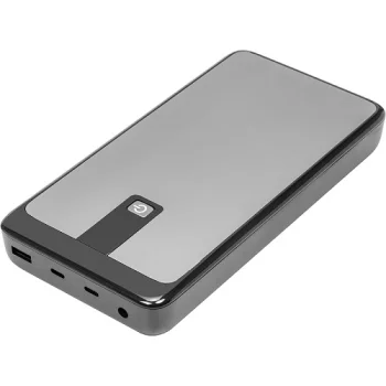 Išorinė baterija 25200mAh PD60W QC3.0 2x USB-C USB-A DC su 10 adapterių