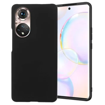 Huawei Nova 9 / Honor 50 silikoninis dėklas Silicone Color, juodas