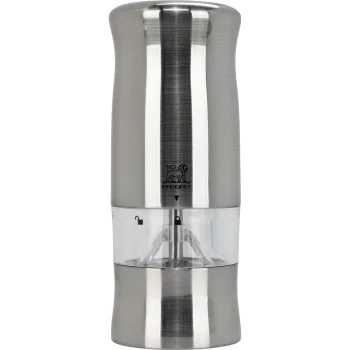Peugeot Zeli elektrinis druskos malūnėlis 14 cm, sidabrinis