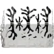 Servetėlių laikiklis Alessi Mediterraneo ESI18, 20.5 x 20.5 cm, sidabrinis