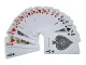Plastikinės žaidimų ir pokerio kortos (54 vnt.)